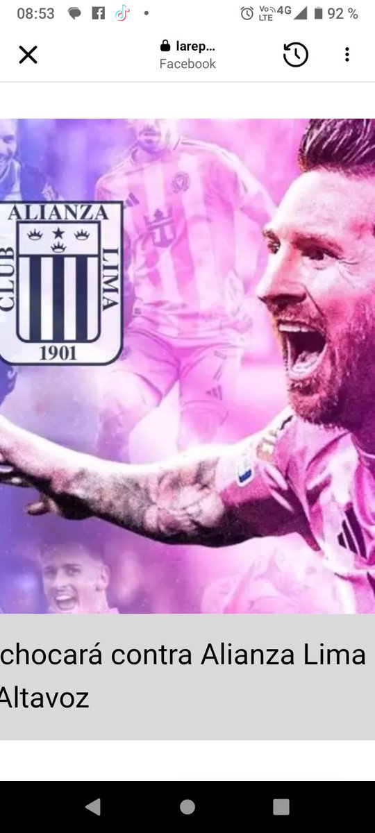 La maldición de Gallinalianza Lima.
Que le sucederá a Messi después de este partido ?
Porqué muchos la han sufrido ?
Hace poco <a href="/Palmeiras/">SE Palmeiras</a> . Antes <a href="/RiverPlate/">River Plate</a> y Neymar.

<a href="/OutMessi_/">Messi out of Context</a>
<a href="/Messismo10/">Messismo</a> <a href="/fundacionmessi/">Fundación Leo Messi</a> <a href="/TeamLeoM/">Team Leo Messi</a> <a href="/Barca/">FC Barcelona News</a> <a href="/Lepranews/">Newells Old Boys</a> <a href="/enfermosdelepra/">ENFERMOS DE LEPRA TV</a> <a href="/Newells/">Newell’s Old Boys</a> <a href="/InterMiamiCF/">Inter Miami CF</a>