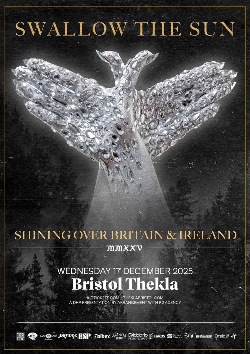 MusipediaOMetal's tweet image. Yet another live show as Alice Doyle got involved with some Finnish melancholia with @STSOfficial_1 @Saturnusdk &amp;amp; #Opia to @theklabristol

Check out the review below

musipediaofmetal.blogspot.com/2025/12/a-view…