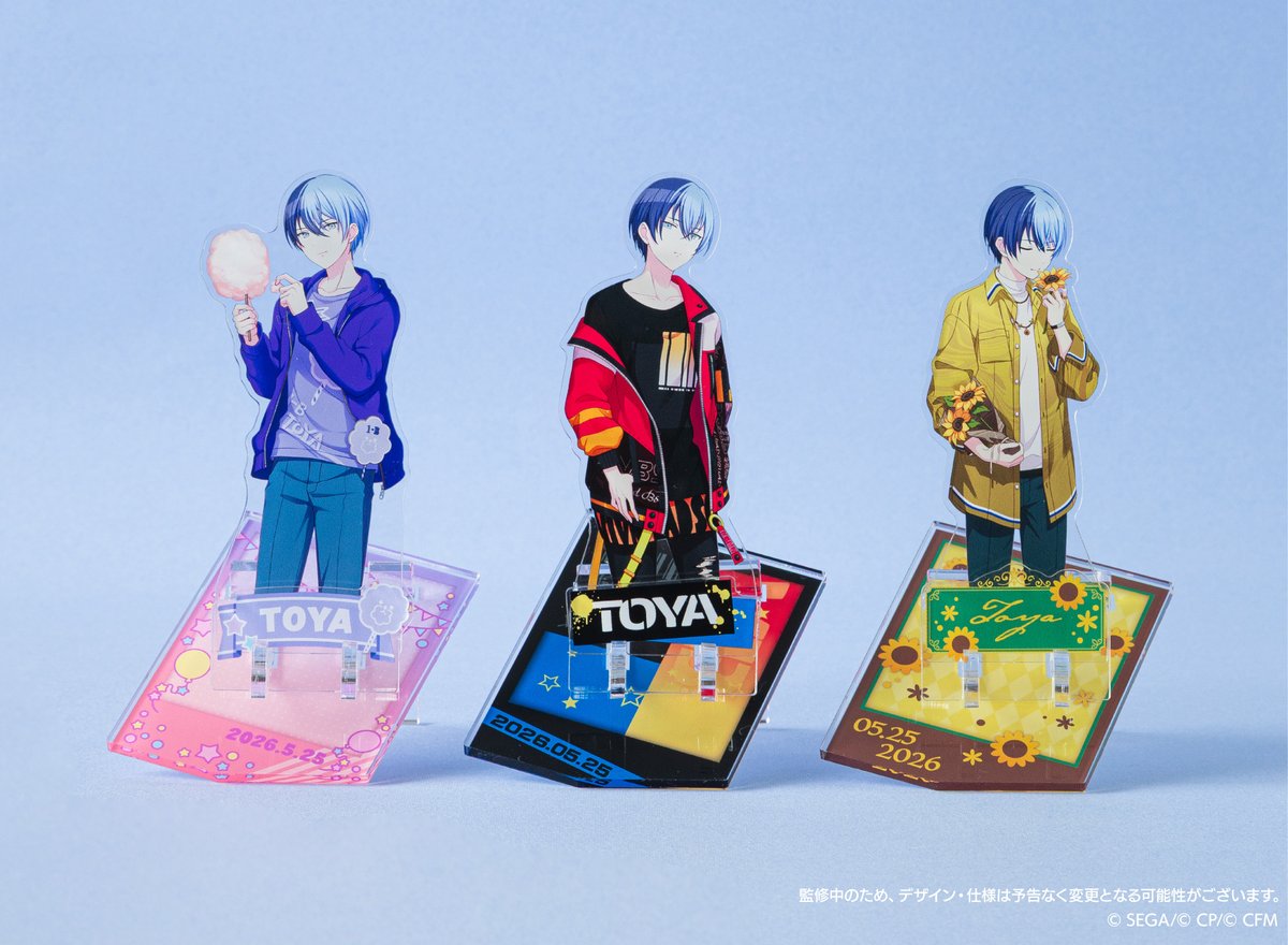 【#ColorfulPaletteStore 限定】

🎉プロセカ バースデーギフトシリーズ2025 flower celebration💐
くじ賞品紹介🎁

立体アクリルスタンド賞（各3種）

組み立てるとまるで飛び出しているような立体的なデザインです✨
写真に撮るのも飾るのもおすすめなアクリルスタンドです！

詳細はこちら！
天馬