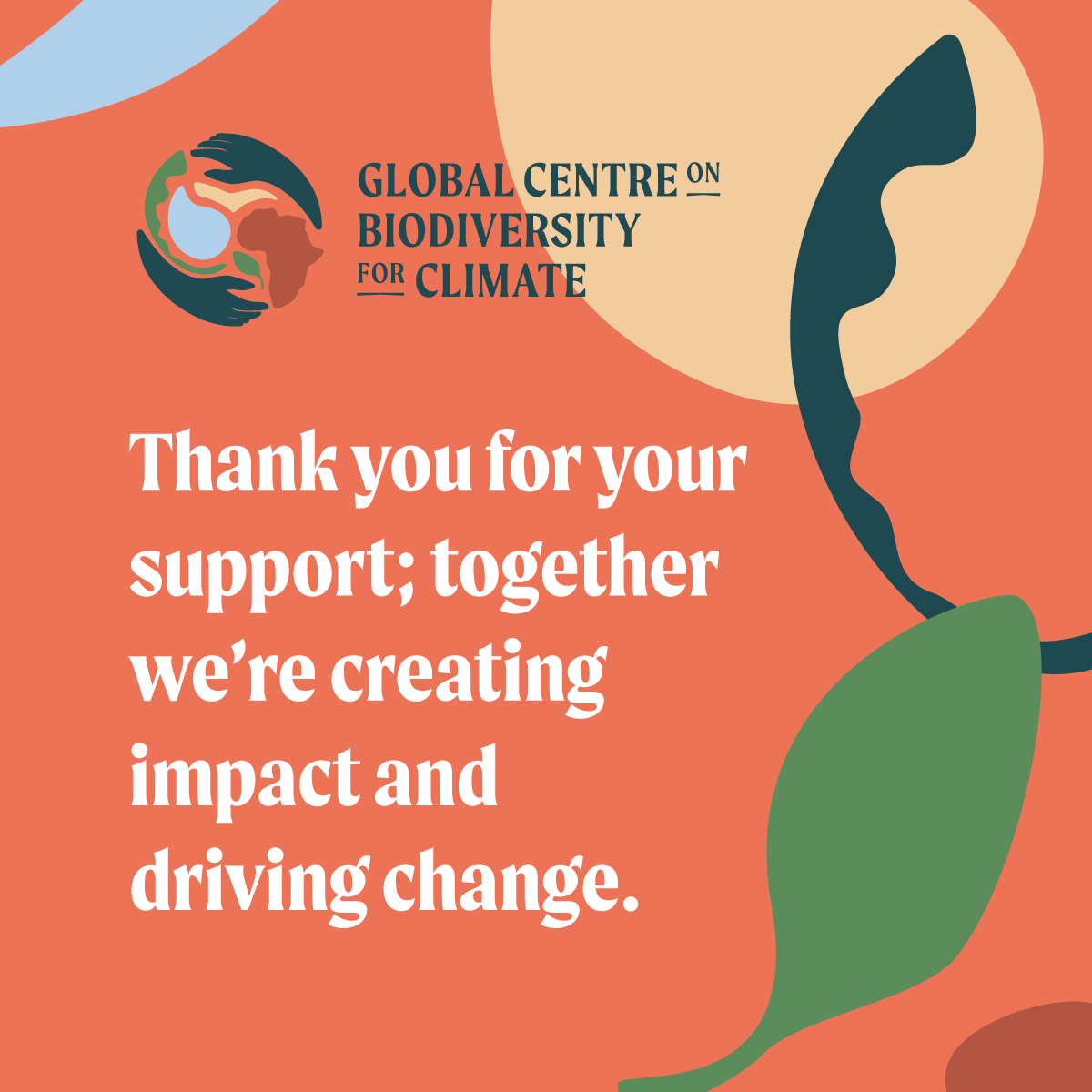 The Global Centre on Biodiversity for Climate tweet media