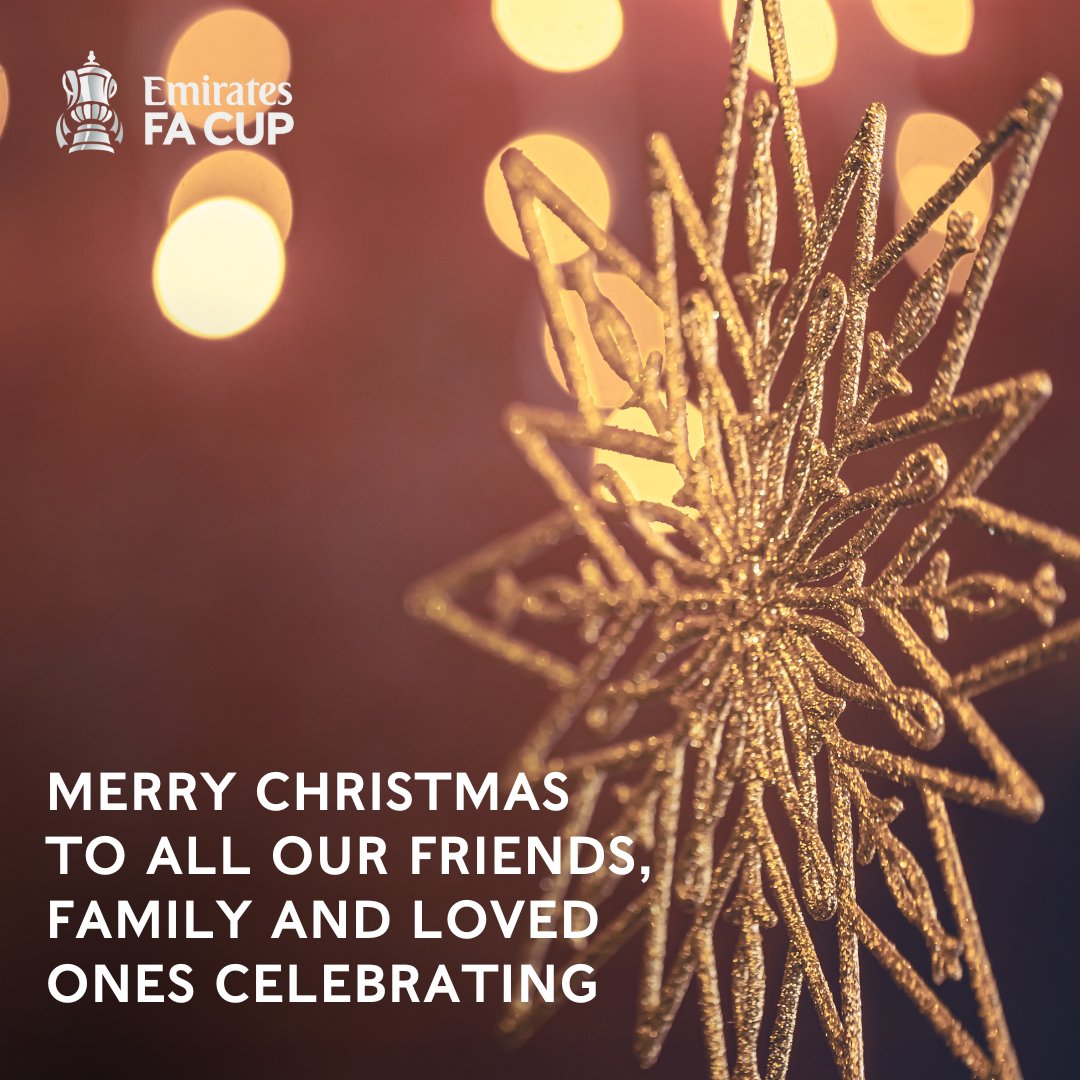 EmiratesFACup's tweet image. Merry Christmas to all celebrating!🎄🌟

#EmiratesFACup