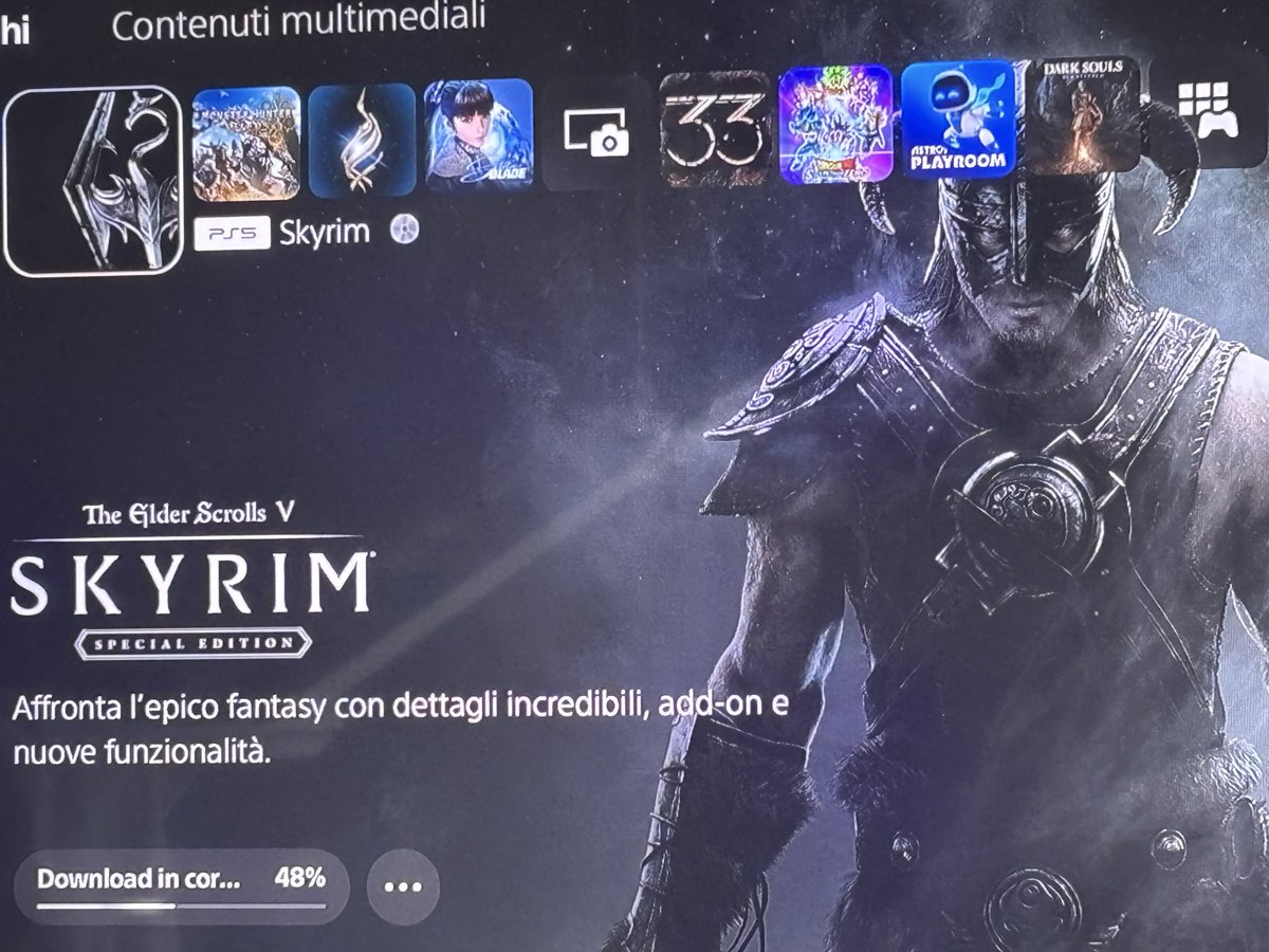 STattilo's tweet image. “È arrivato Babbo Natale”
MAI GIOCATO SKYRIM.
Ho già riscattato codice di Anniversary Edition.
Quando ho visto la mappa mi sono emozionato.
Chissà se l’inverno comincerà a invernare come molti dicono…
DOVAHKIIN DOVAHKIIN NAAL OK ZIN LOS VAHRIIN