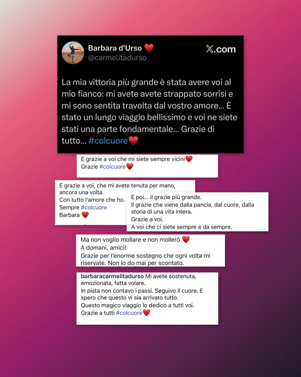 sabrinatrixx's tweet photo. Barbara d’Urso è l’esempio di chi, anche dopo una carriera costellata di successi, non ha mai smesso di provare una sincera gratitudine verso il proprio pubblico. E la verità è una sola, ben espressa da Rosolino: il palco può cambiare, ma lei resterà sempre una punta di diamante. https://t.co/D9svwpLbI7