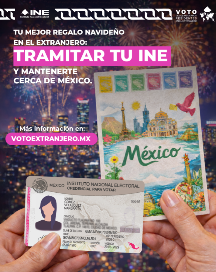 ConsulMexMIL's tweet image. ¡Te invitamos a tramitar tu credencial para votar desde el extranjero! 
 #VotoExtranjero #INEMéxico