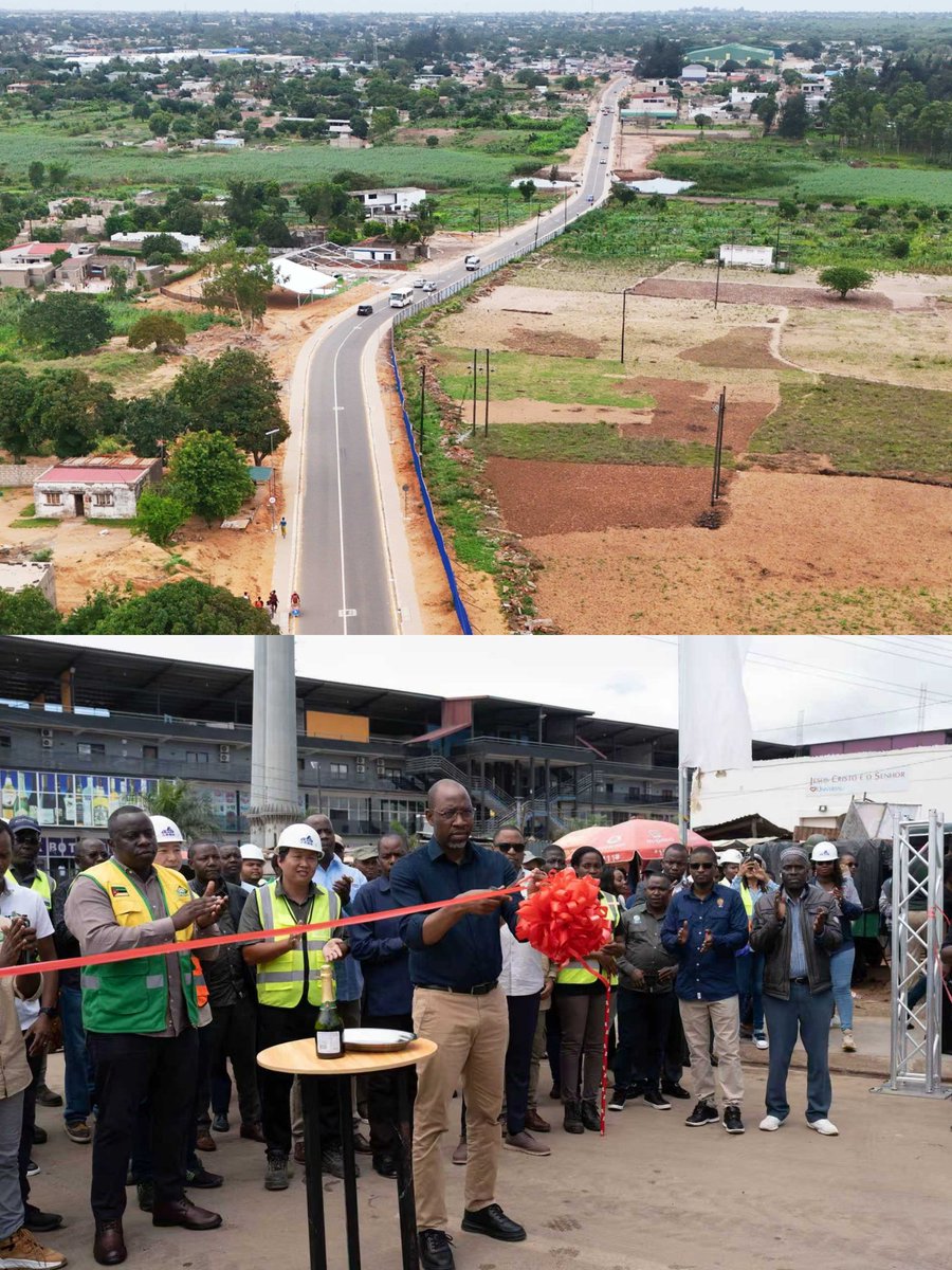 CJICofficial's tweet photo. #News 👍👍👍
Dec.20th, We built municipal road in Matola, Mozambique's Maputo Province, has been completed and officially handed over.
#Mozambique Minister of Transport and Logistics, #Maputo Province Governor and #Matola Mayor attend the hand over ceremony. https://t.co/9bNAY04ktP