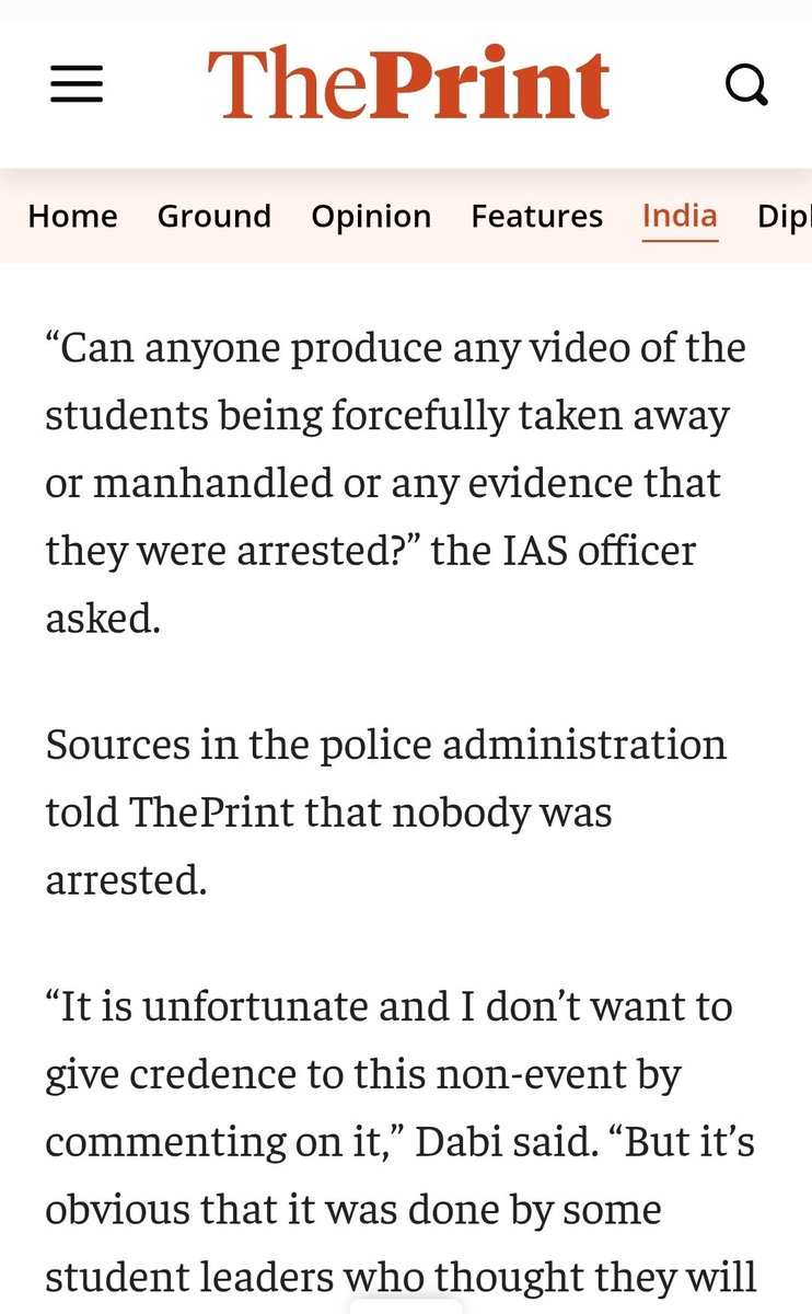 They weren't arrested, you desperate clown.
theprint.in/india/angry-pr…