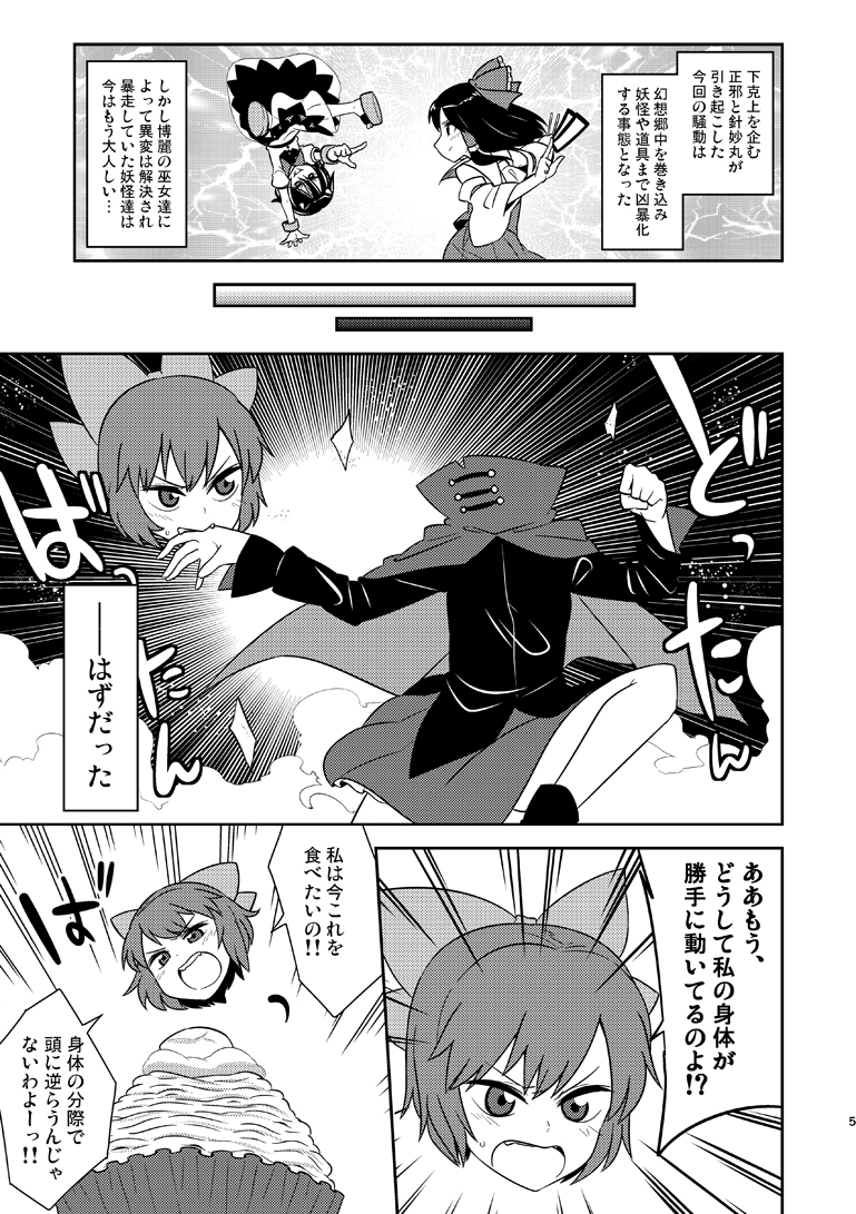 赤蛮奇ちゃんの『身体』が暴れるお話(1/3) 