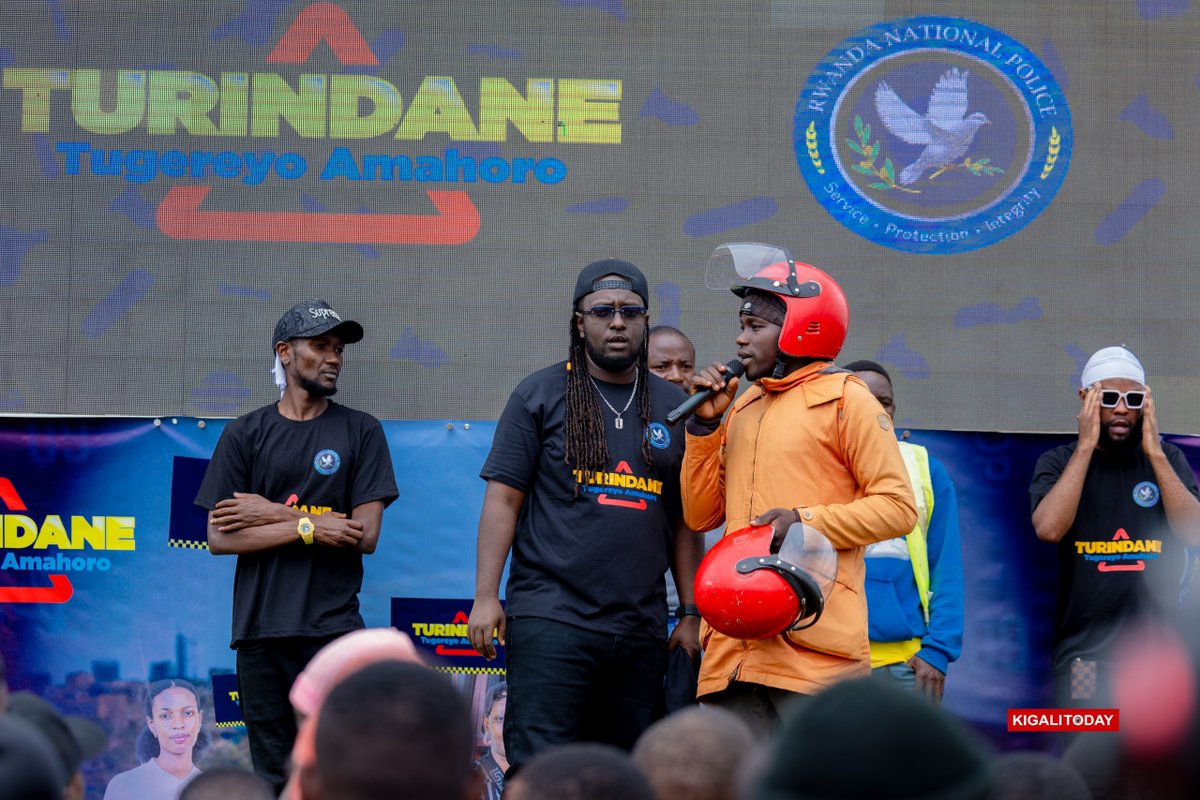 IN PHOTOS: Road safety campaign in Kayonza District engages motorists, drivers and residents on common traffic offenses.