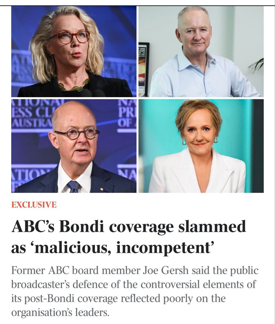 AndrewAQLD's tweet photo. Tony Burka won't act on the hate preachers for the same reason Laura Tingle downplayed Bondi terror, Wayne Swan attacked grieving Jews, and Albo refuses a Royal Commission into Bondi antisemitism.

Any honest investigation would expose the truth as we all know it to be: the collective Left in Academia, the ABC, NGOs, Unions, Labor and the Greens have ideologically teamed up with radical Islamists to break Australia from within. They're reshaping us into "Modern Australia" and don't want you to complain.

When they scream "Unity" they only mean unity for their in-group: "Hold the line, stay strong, sweep it under the carpet." It's all one big ugly club and we don't want to be in it. 

The real unity that we need right now is unity against them. Whether it be against anti-semitism, radical gender theory, net zero madness, mass immigration, or just the massive nanny state grift machine - we all need to unite now before it's too late.

No more purity tests. No more bickering. No old grudges. All we need to know is that you love Australia and want this madness to end. That's it. We'll sort the rest later. 

We are the only ones who can save our country. They know it and that's why they're desperate to shut us down.