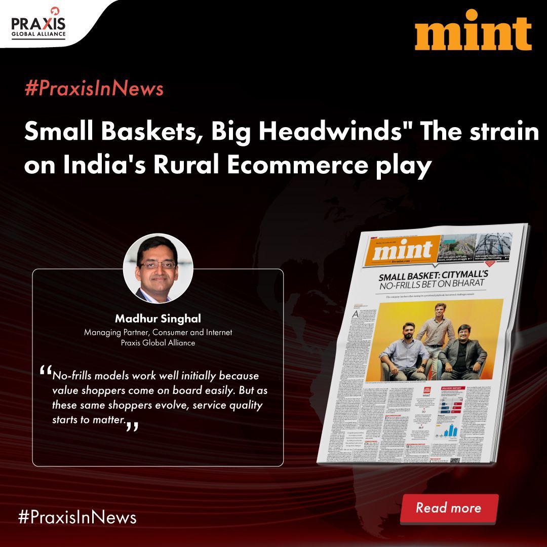 Scaling e-commerce in India’s tier-2 &amp; tier-3 markets requires cost discipline, reliable execution, and strong supply chains—while building trust at scale. 

#BharatCommerce #Ecommerce #Tier2Tier3 #DigitalIndia