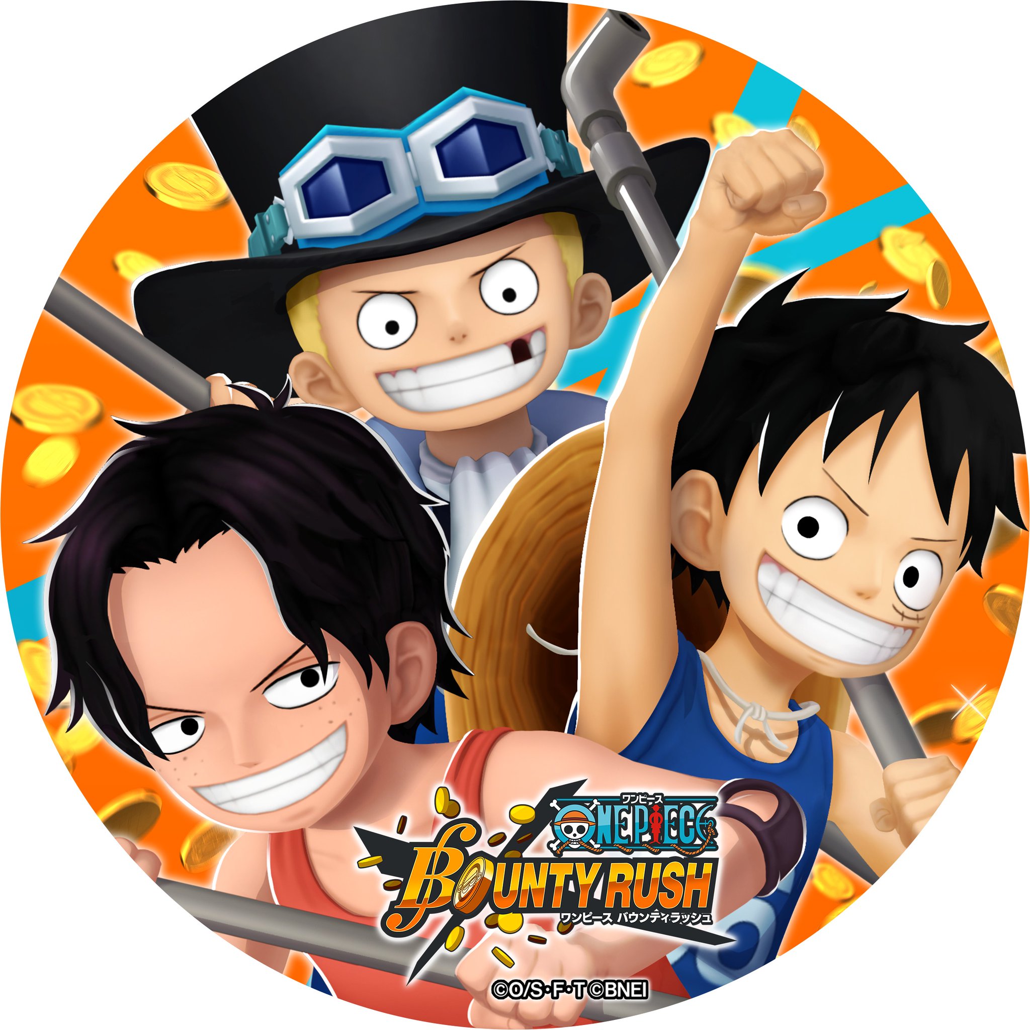 ONE PIECE ラウワンバウンティラッシュ オリジナル缶バッジ サンジ 2点