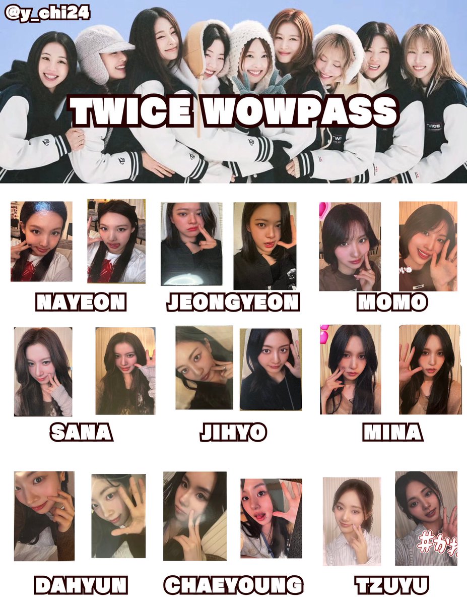 TWICE wowpass 購入特典限定トレカ TWICE wowpass ツウィ 10周年 購入特典限定トレカ2点セット - メルカリ