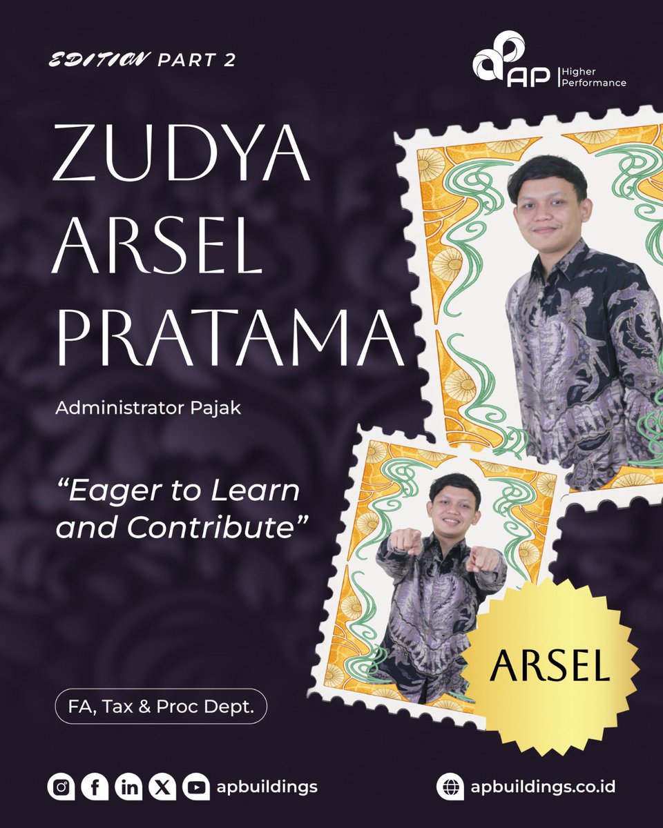 apbuildings's tweet image. Melalui program ini, AP Buildings berkomitmen menjadi ruang belajar yang kolaboratif bagi talenta muda untuk berkembang dan berkontribusi. Let’s grow together and build a better future!

#APBuildings #HigherPerformance #MagangHub #Kemnaker #Batch3