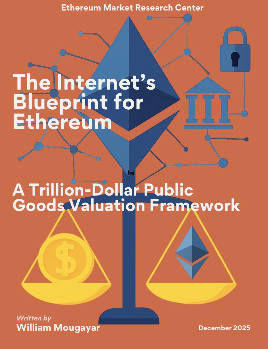 The Internet’s Blueprint for Ethereum: A Trillion-Dollar Public Goods Valuation Framework ethmrc.com/the-internets-…