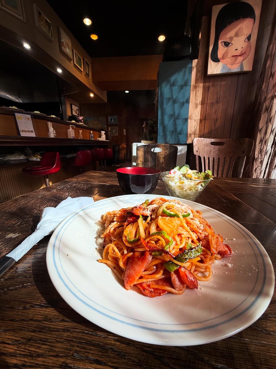 notenative's tweet photo. 忘年会前の一献🍝

#喫茶店 #純喫茶 #ナポリタン #珈琲 #coffee https://t.co/9qkRM0SKdk