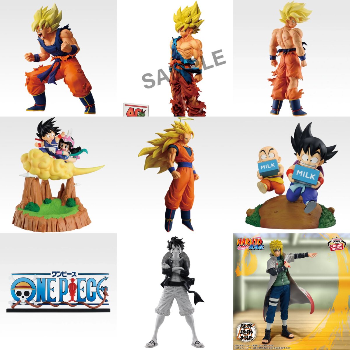 くじ、プライズでガッッッッッッッッッッッッッチで欲しいフィギュア達