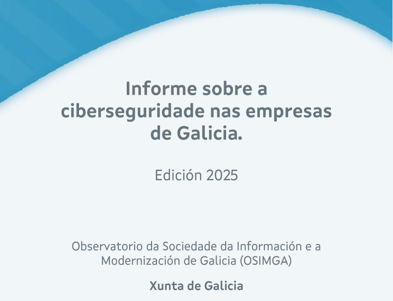 Máis do 15% das empresas galegas sufriu algún incidente de ciberseguridade en 2025, unha porcentaxe que se eleva a preto do 50% no caso das compañías de máis de 49 traballadores. 

📑 Así se desprende do último informe do Osimga, dependente da <a href="/amtega/">Axencia para Modernización Tecnolóxica de Galicia</a>, que tamén conclúe que isto