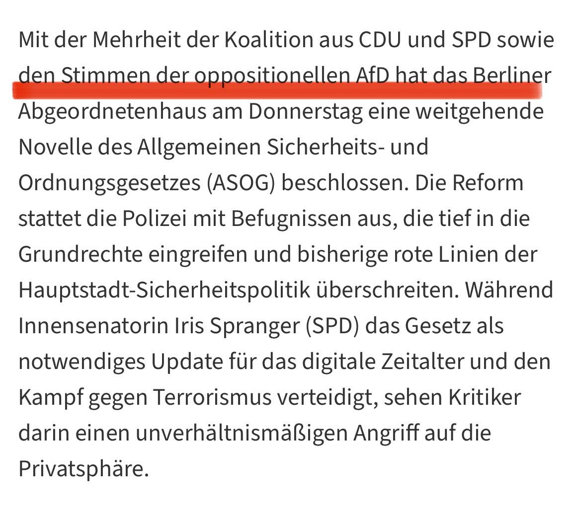 AFD hat das STASI Gesetz ebenfalls unterschrieben ‼️