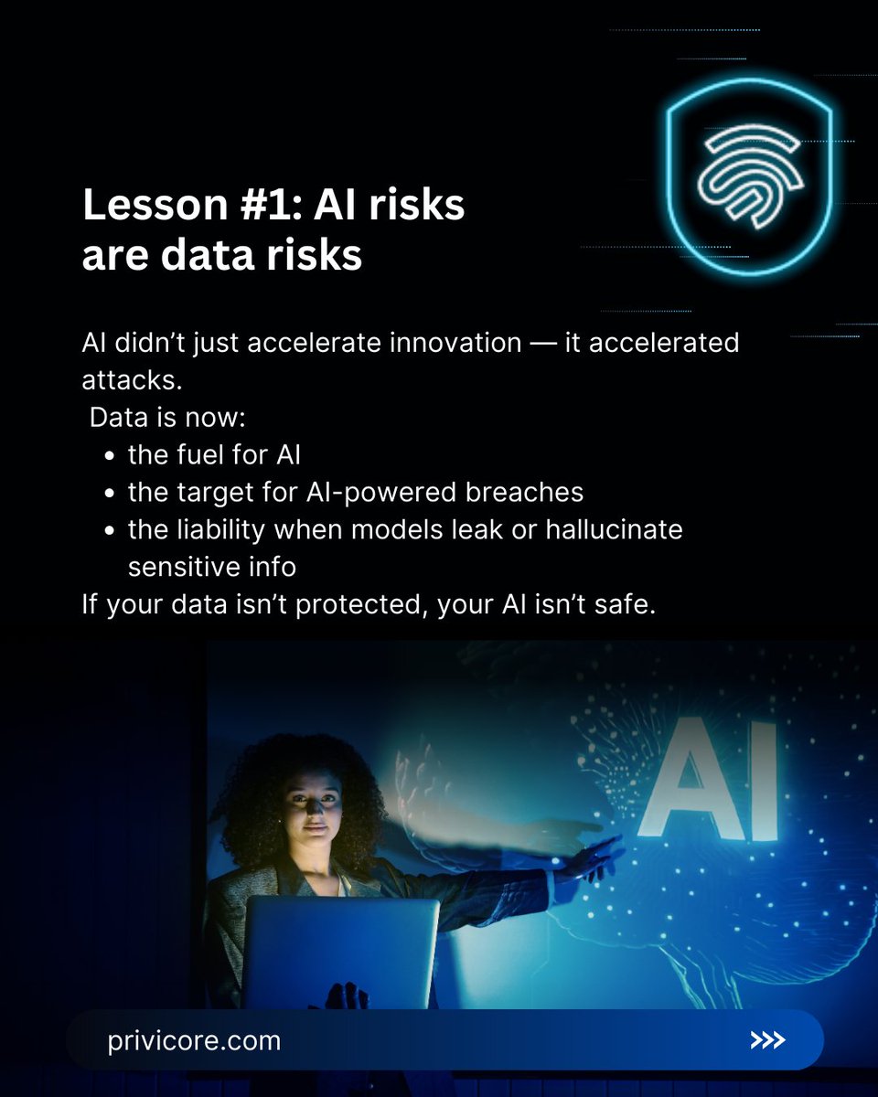 PriviCore's tweet photo. 2025 was the year data security stopped being a “security topic” and became a business survival strategy 🚨
In this carousel, we are sharing the Top 5 lessons we’re taking into 2026 👇
Tell us which lesson hit closest to your reality ? 👀💬 

#DataSecurity #Cybersecurity https://t.co/ILXClGxWYL