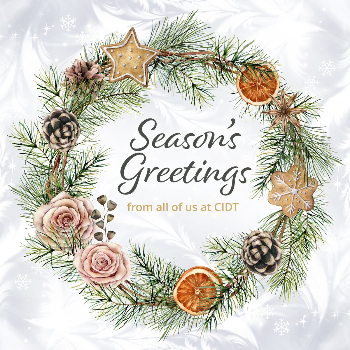 wlvcidt's tweet photo. Season's greetings to colleagues and friends of CIDT across the world. We would like to wish you all a restful and enjoyable festive period and looking forward to engaging with you in the new year. https://t.co/ZdfGJ64IjZ