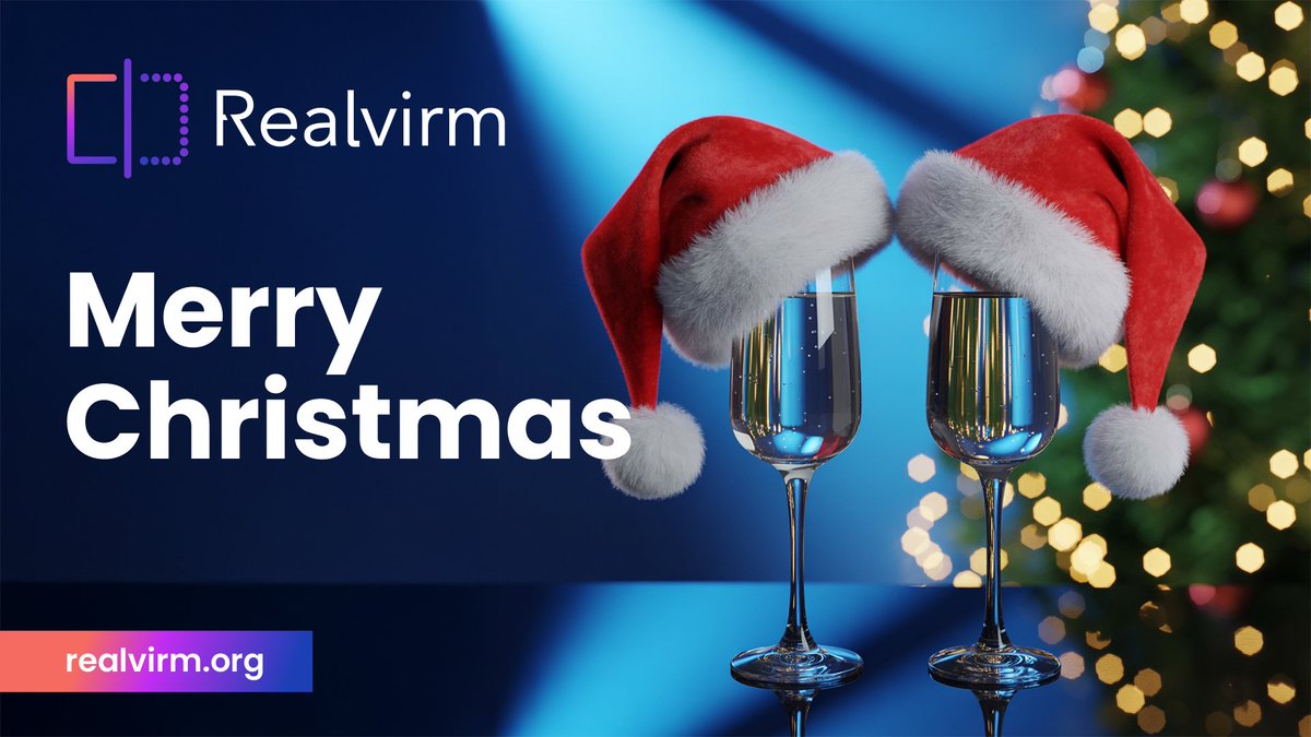 Realvirm's tweet image. 🌍 Making the real world merrier! #Realvirm bridges tangible assets &amp;amp; blockchain.

🏠🥂 This #Christmas, we toast to verifiable, real-world utility.

#MerryChristmas