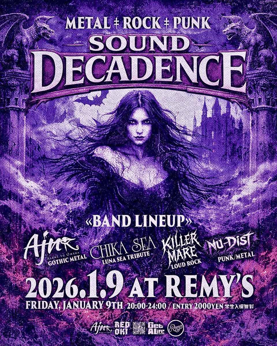 Ajna2025's tweet image. 2026年

1月Live情報‼︎

@siren6_6 @postnpo 
@pocoajna @m_o_t_o_h_a 
@RevolverGTR