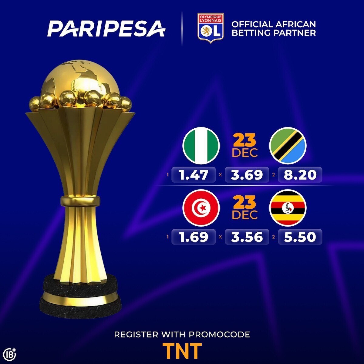 onecarson's tweet image. Paripesa betslip dropping soon 
Sign up👉 paripesa.bet/tnt
App - paripesa.bet/tntapp
Promo code: TNT 
Welcome bonus up to K3700 on your first deposit.