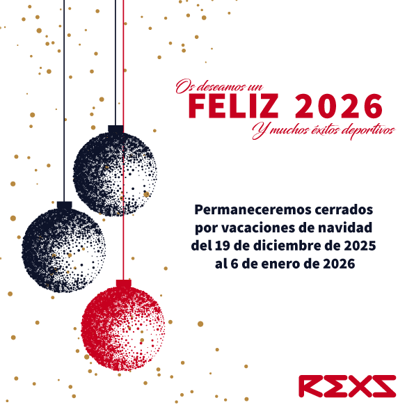 Permaneceremos cerrados hasta el 6 de enero 

💬Os deseamos a todos un próspero 2️⃣0️⃣2️⃣6️⃣ cargado de éxitos deportivos 🎄

#RexsSport #RexsPureImpact ⚽️🏀🏈⚾️🏉🏐🥅🏒🪁⛳️🥊 
#Feliz2026