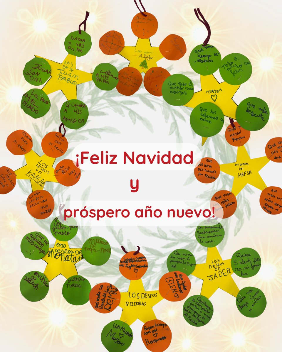 🎄 ¡Felices fiestas de parte de toda la familia de Proyecto Vivir! 🎄

Con estas estrellas llenas de deseos de nuestros niños y niñas, queremos daros las gracias de corazón por todo el apoyo y cariño que nos habéis dado💫