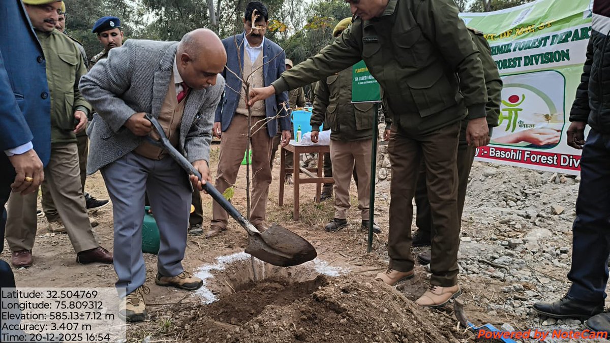 PCCFandHoFF_JK's tweet photo. PCCF for Eco-tourism promotion for forest conservation.

The Principal Chief Conservator of Forests and Head of Forest Force, Shri Suresh Kumar Gupta, conducted an extensive tour of Basohli Forest Division and reviewed the implementation of various schemes of the department. https://t.co/l4vF57UOkf