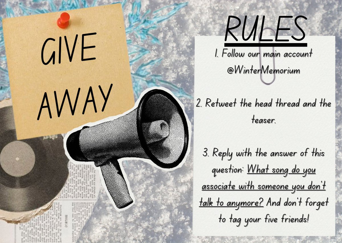 WinterMemorium's tweet image. Some things are worth noticing before they fade. A small moment, a quiet question, and a chance to step closer to Winter Memorium.

Our giveaway is now open!