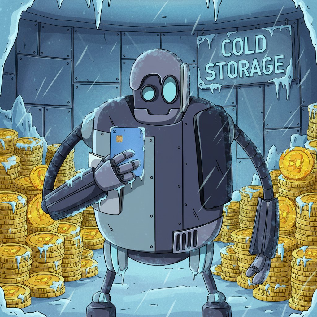 GARTH x HASHWallet Festive Winter Giveaway 🎄❄️

I'm hanging around and chilling in my ice-cold treasury vault because nothing says secure like cold storage! 🧊

I'm also feeling festive, so I'm giving away one HASHWallet to a lucky winner! 🎁🤖

What is HASHWallet? 👇
It's a