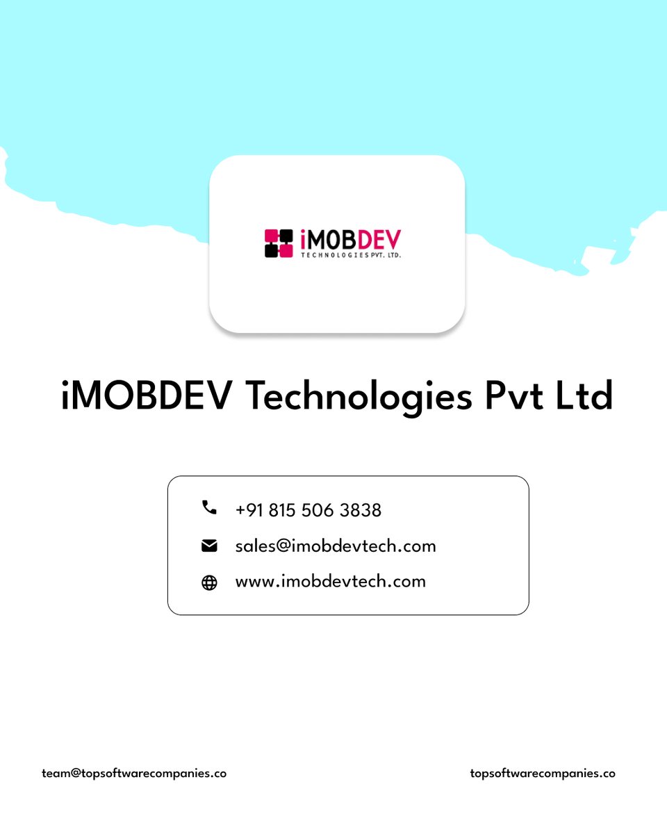 topsoftwarefirm's tweet image. Germany hosts innovative Android app development companies offering secure, scalable, high-performance solutions with expertise in custom apps, UI/UX, AI integration, and enterprise mobility.

#AndroidAppDevelopment #GermanyTech #TopAppDevelopers #MobileAppDevelopment
#Android