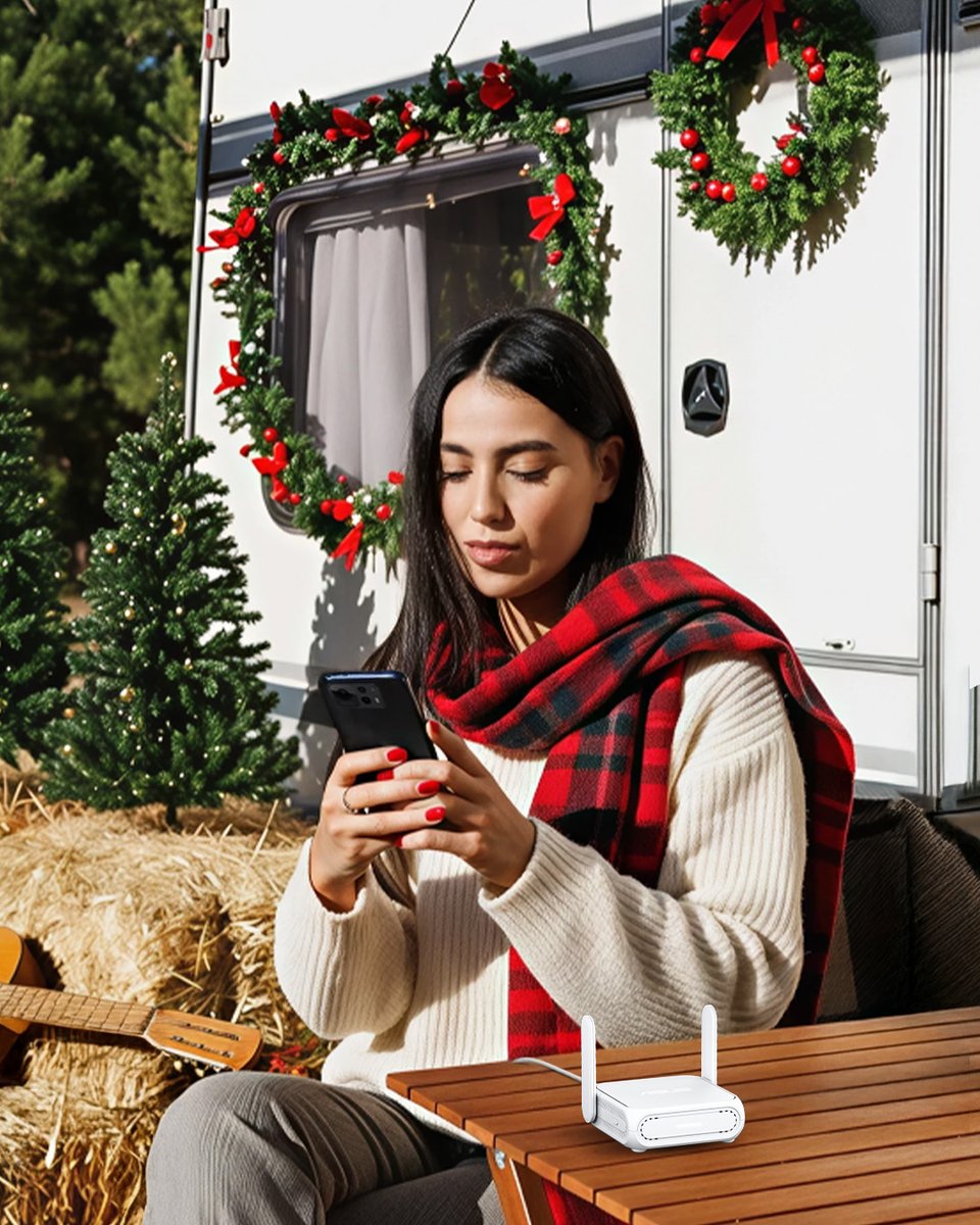 ASUS's tweet image. Christmas trips, sorted. 🎄✈️

​📶The ASUS RT-BE58 Go mini travel router keeps you connected on all your getaways.

​Ready to enjoy #WiFi7 with our travel router? 👉 asus.click/RT-BE58Go

#Christmas #TravelRouter #TravelGear #TechGifts
