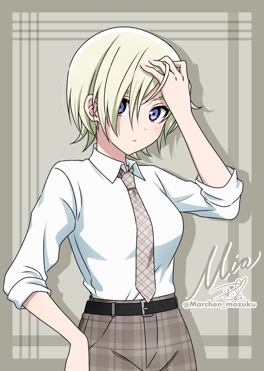 👔🤍 #虹ヶ咲 #ミア・テイラー