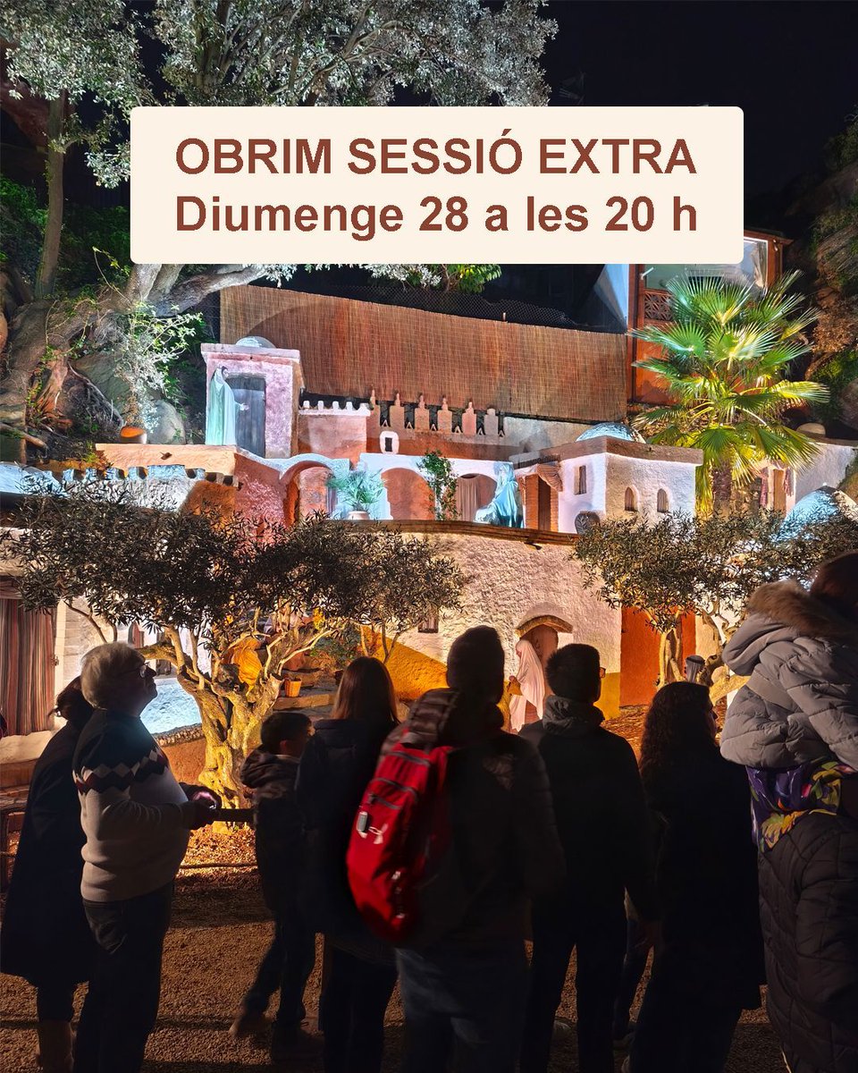 📢 A causa de l'alta demanda d'entrades 🎟️  per a aquestes dates, el Pessebre Vivent de Corbera obre una nova sessió pel diumenge 28 de desembre a les 20 h. Compra ara les entrades a pessebrecorbera.cat 

#PessebreCorbera #entrades #pessebrevivent #Nadal2025 #pessebre