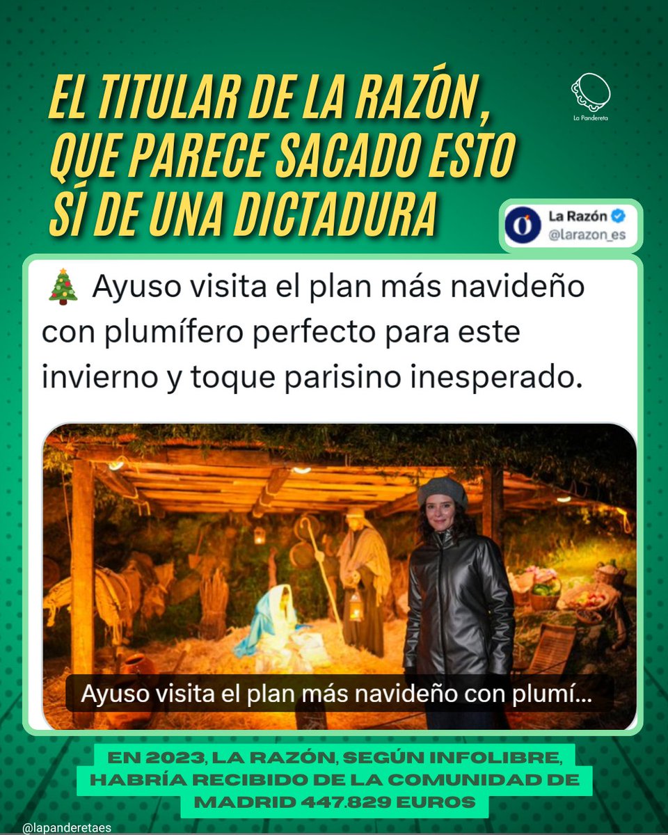 📢 El enésimo titular pelotero de la “prensa del régimen madrileño”

Mientras la Comunidad de Madrid reparte millones en publicidad institucional a medios afines, otros con más audiencia y línea crítica reciben bastante menos o directamente nada.

Este contraste se hace visible