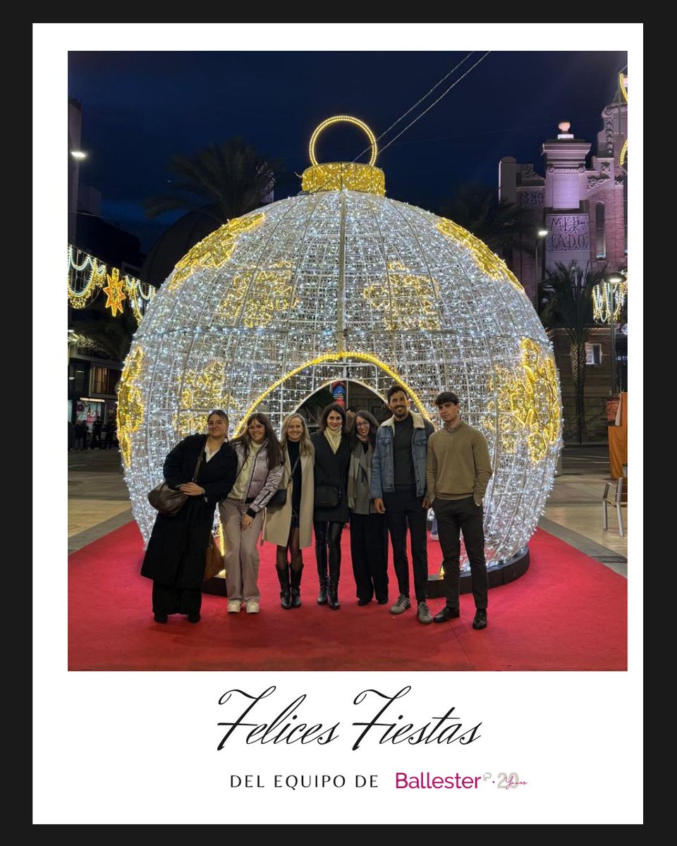 ¡El equipo de Ballester IP os desea unas Felices Fiestas! 😊 Muchas gracias por confiar en nosotros para acompañar y proteger vuestras ideas en 2025. Ha sido un placer trabajar juntos. Brindemos por nuevas creaciones y seguir creciendo en 2026 y en los años venideros. ✨