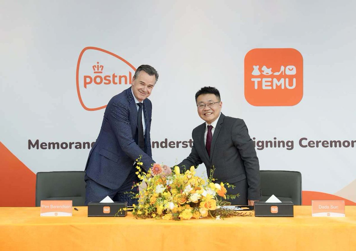 transportonline's tweet image. Temu en PostNL versterken logistieke samenwerking in Europa

Lees meer: transport-online.nl/111137/temu-en…

#Temu #PostNL #logistiek #logistics #ecommerce #pakketjes #transportnieuws #nieuws #news #TransportOnline