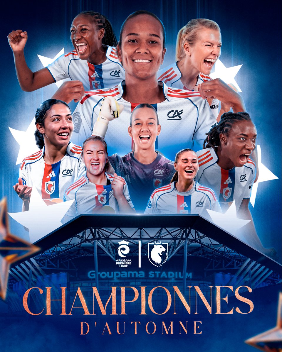 Un 𝐩𝐚𝐫𝐜𝐨𝐮𝐫𝐬 𝐩𝐚𝐫𝐟𝐚𝐢𝐭 à 𝐦𝐢-𝐬𝐚𝐢𝐬𝐨𝐧 🦁🏎️

L’<a href="/ol__lyonnes/">OL Lyonnes</a> est 𝐜𝐡𝐚𝐦𝐩𝐢𝐨𝐧 𝐝’𝐚𝐮𝐭𝐨𝐦𝐧𝐞 ! 👏 

#ArkemaPL