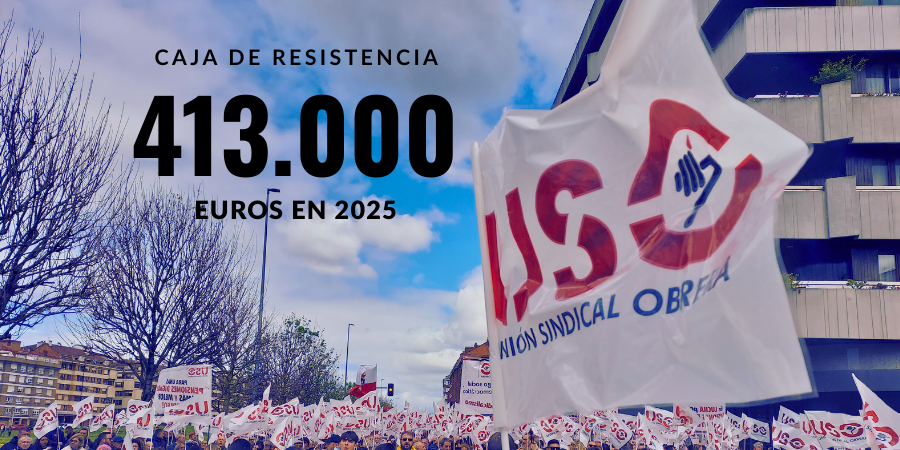 ✊ En 2025, #USO ha destinado 413.000€ a través de nuestra Caja de Resistencia y Solidaridad para apoyar a los trabajadores.

Somos el único sindicato estatal con este fondo para que la huelga o la sanción no te arruine. 🛡️💰

Balance completo: uso.es/uso-destina-ma…
#Sindicato