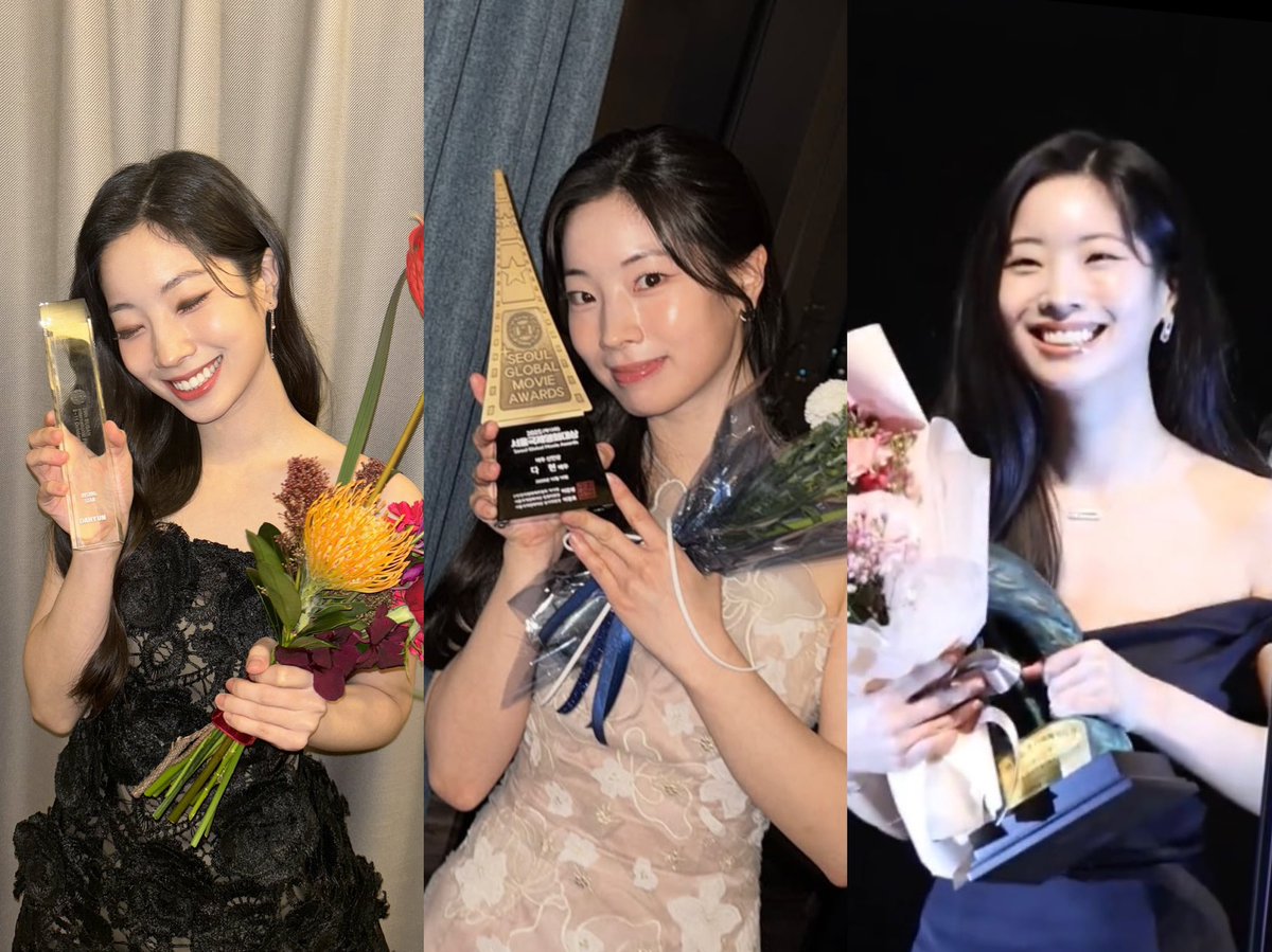 dahyun’s award as an actress:

rising star      best new actress      new star
 ( 2024 )                  ( 2025 )                ( 2025 )