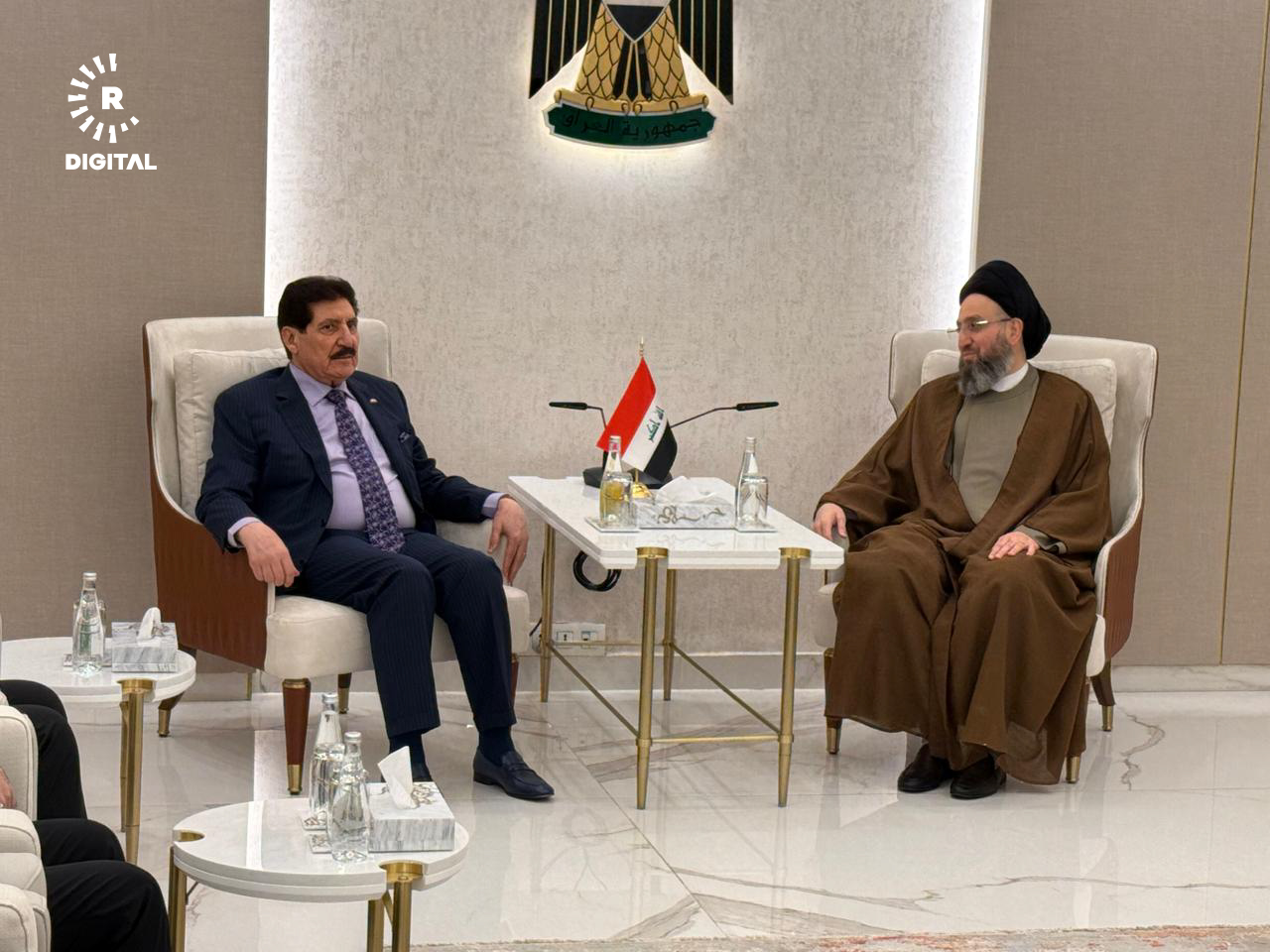 اجتماع وفد الحزب الديمقراطي الكوردستاني مع رئيس تيار الحكمة الوطني عمار الحكيم. الصور.. هلكوت عزيز - رووداو 