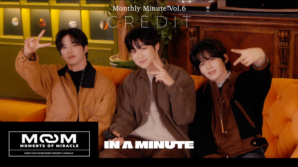 INAMINUTE_OFFI's tweet photo. In A Minute (인어미닛) ‘Credit’ Official Live Clip

🎬 https://t.co/JN5OwdNYB4

#InAMinute #인어미닛
#MonthlyMINUTE #월간미닛 #Vol6 #Credit
#JUNTAE #준태 #JAEJUN #재준 #HYUNYEOP #현엽 https://t.co/1ST8GthyYg
