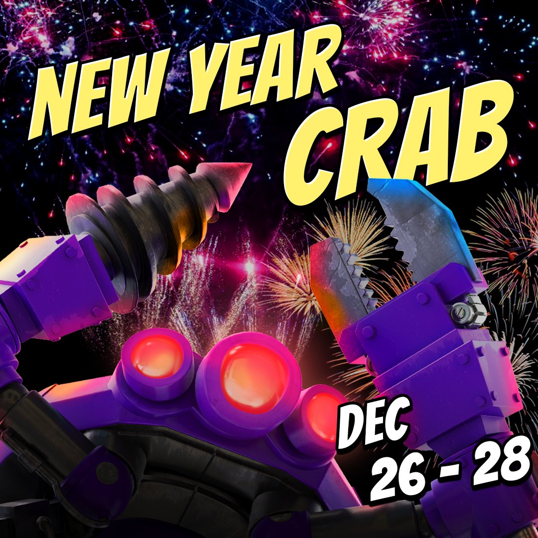 Firework Crab is live! 🦀🎇

But this time, there’s a twist.
Between stages 70 and 100, bonuses decrease, so skill matters more and it’s less of an endurance run.

Best of luck, Commanders!
