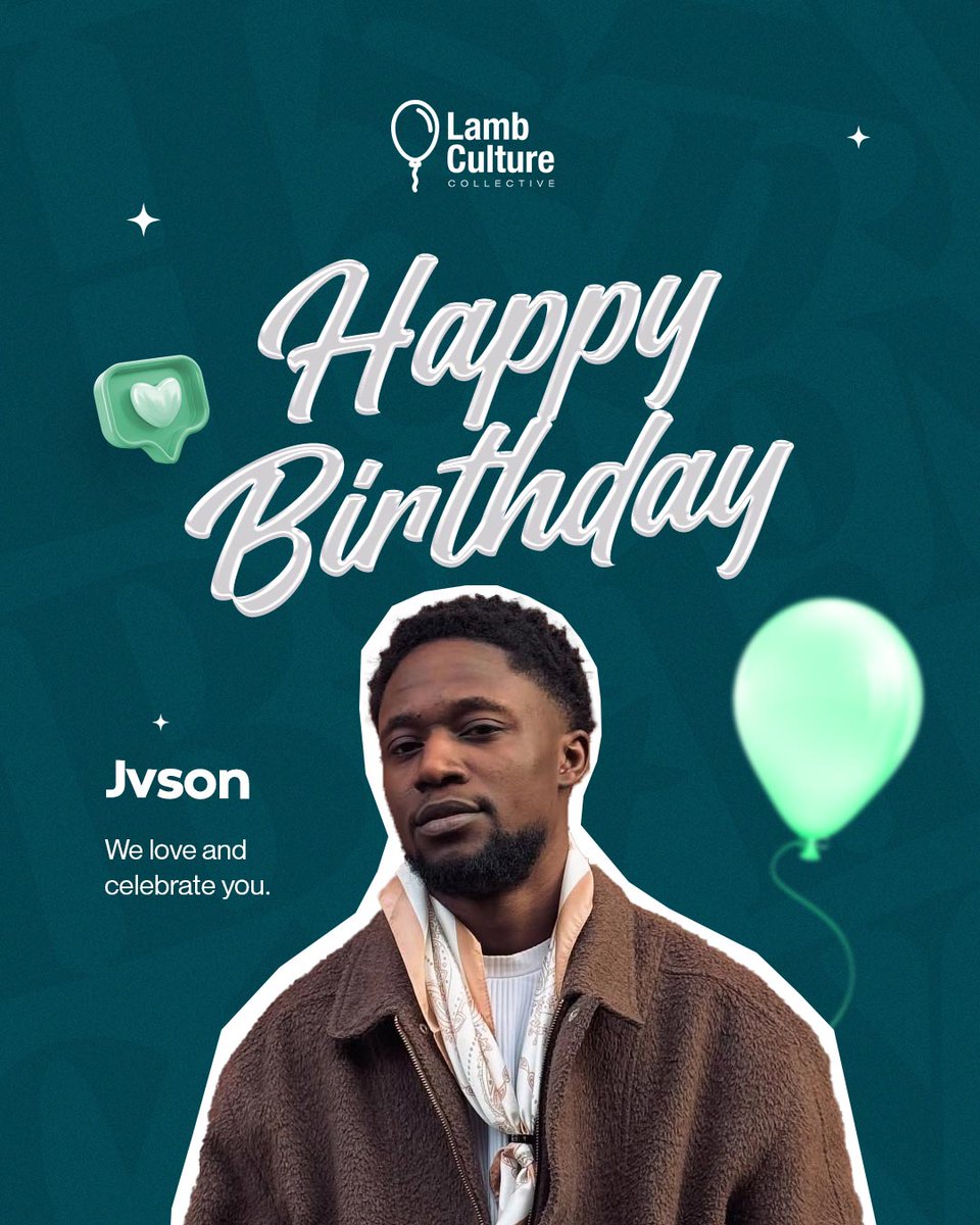 Happy birthday Superstar <a href="/jvson_e/">Jvson</a> we love and celebrate you today and always 💚🎉 have a great year ahead Fam 🔥🚀🚀

#lambculture #lambculturecollective #jvson #happybirthday🎂