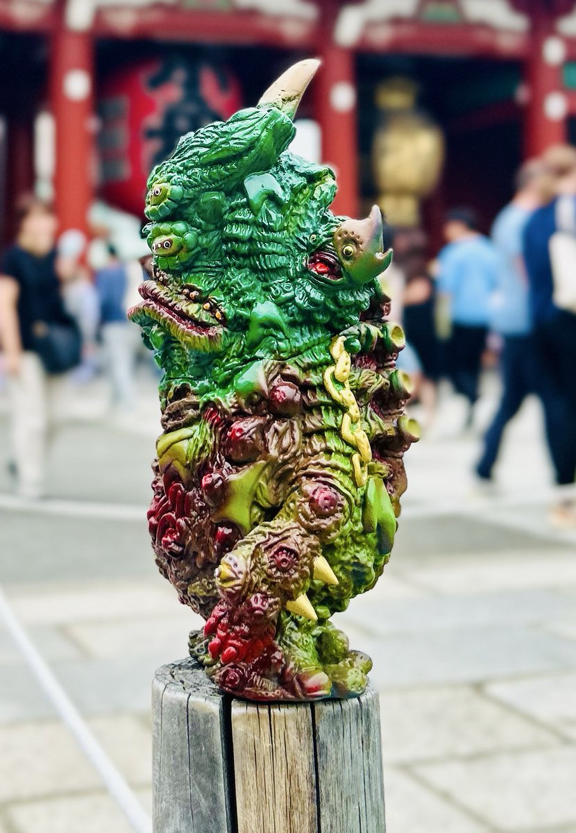 ガングリアン　ソフビ GANGURIEN TOYS最新作「ガングリアン 第3使徒ヘルカラーストーム」抽選