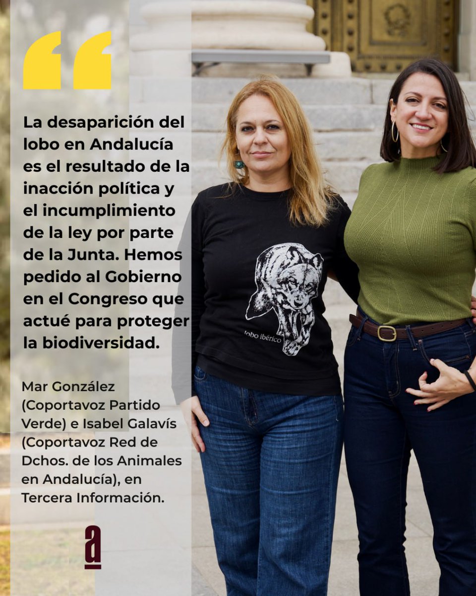 La Junta de Andalucía ha incumplido su obligación legal de proteger al lobo. Ante su inacción política, hemos registrado una propuesta en el Congreso, para que el Gobierno de España actúe. 
goo.su/EUfkHSu