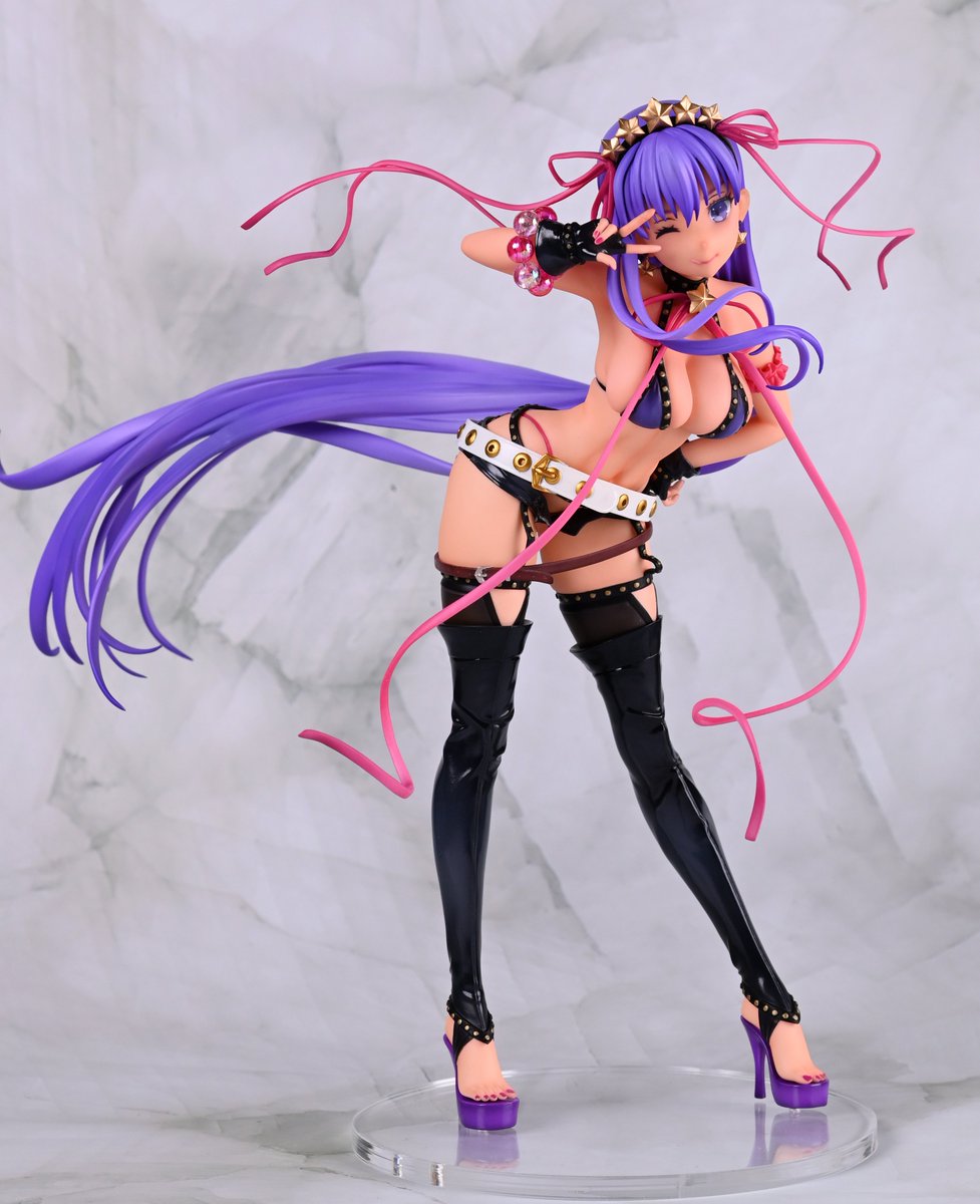 PRIMAL HEARTさん（<a href="/primal_ryo/">橋本リョウ</a>）原型の水着BB完成しました！
FGOのキット初めて作ったけど、装飾品多いから組み上げた時に情報量多くて塗った甲斐あった・・・！ってなりますね😋
肌色は依頼主様の好みの色をお聞きして塗らせて頂きました～