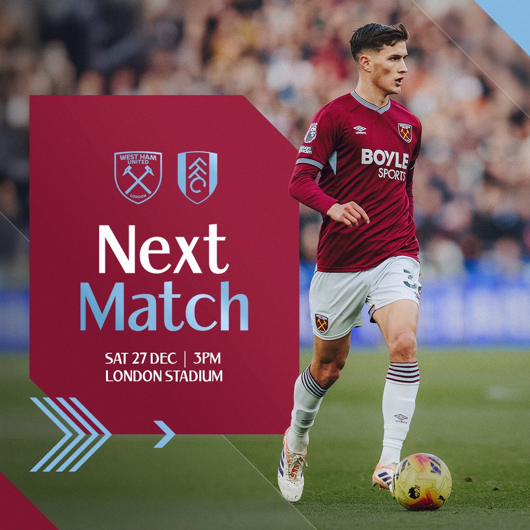 Our penultimate home game of the year 🏟️